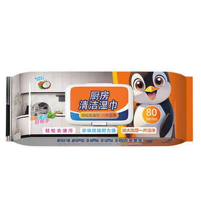 Pembersih dapur besar tisu ramah kulit Multi Surface Furniture Pembersih tisu